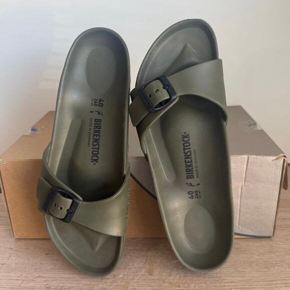 Birkenstock Madrid Eva Forest Green Slides - SZ Men 7- Women 9 main image 9